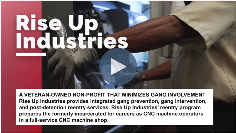 Rise Up Industries Video Testimonial Thumbnail